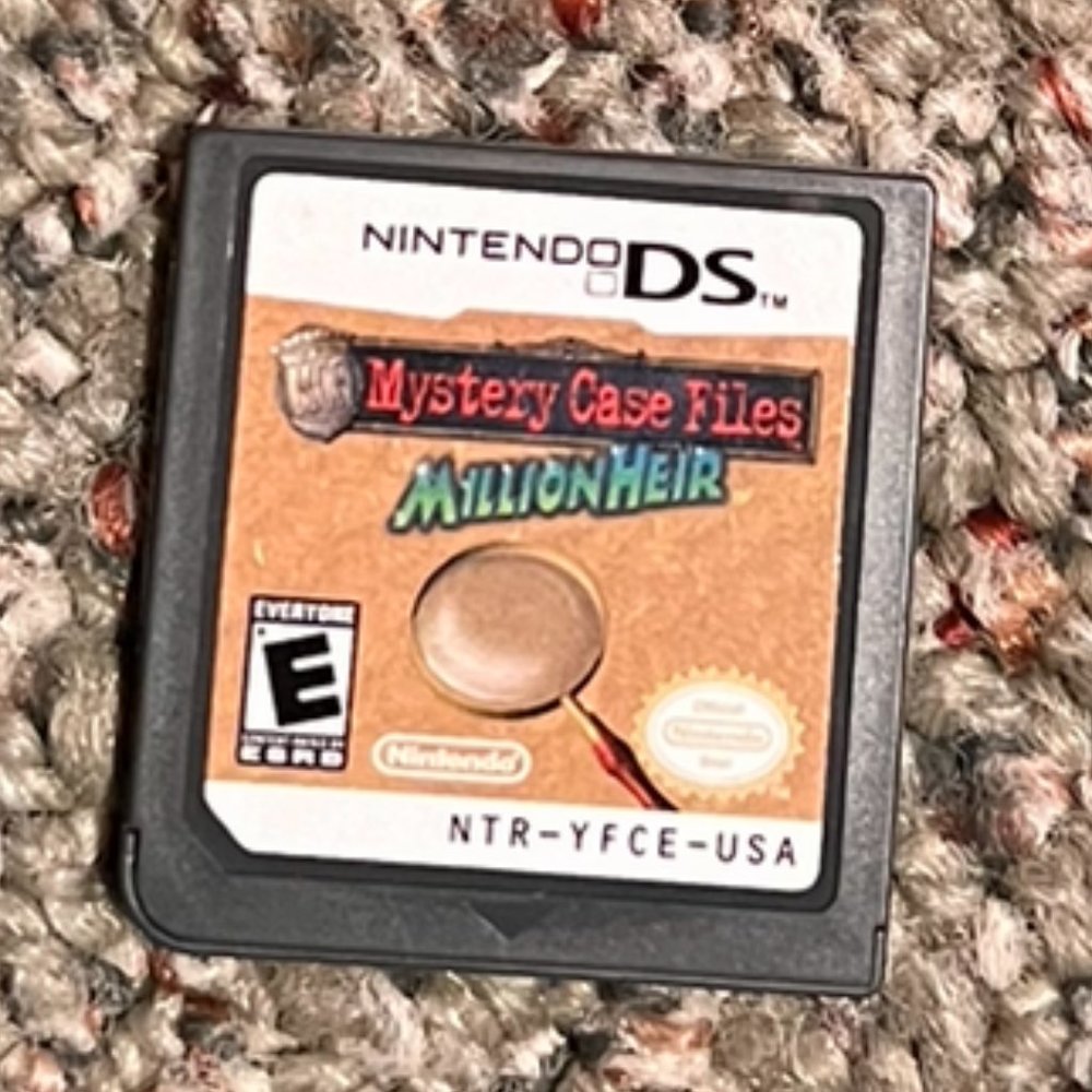 Mystery Case Files MillionHeir Nintendo DS game